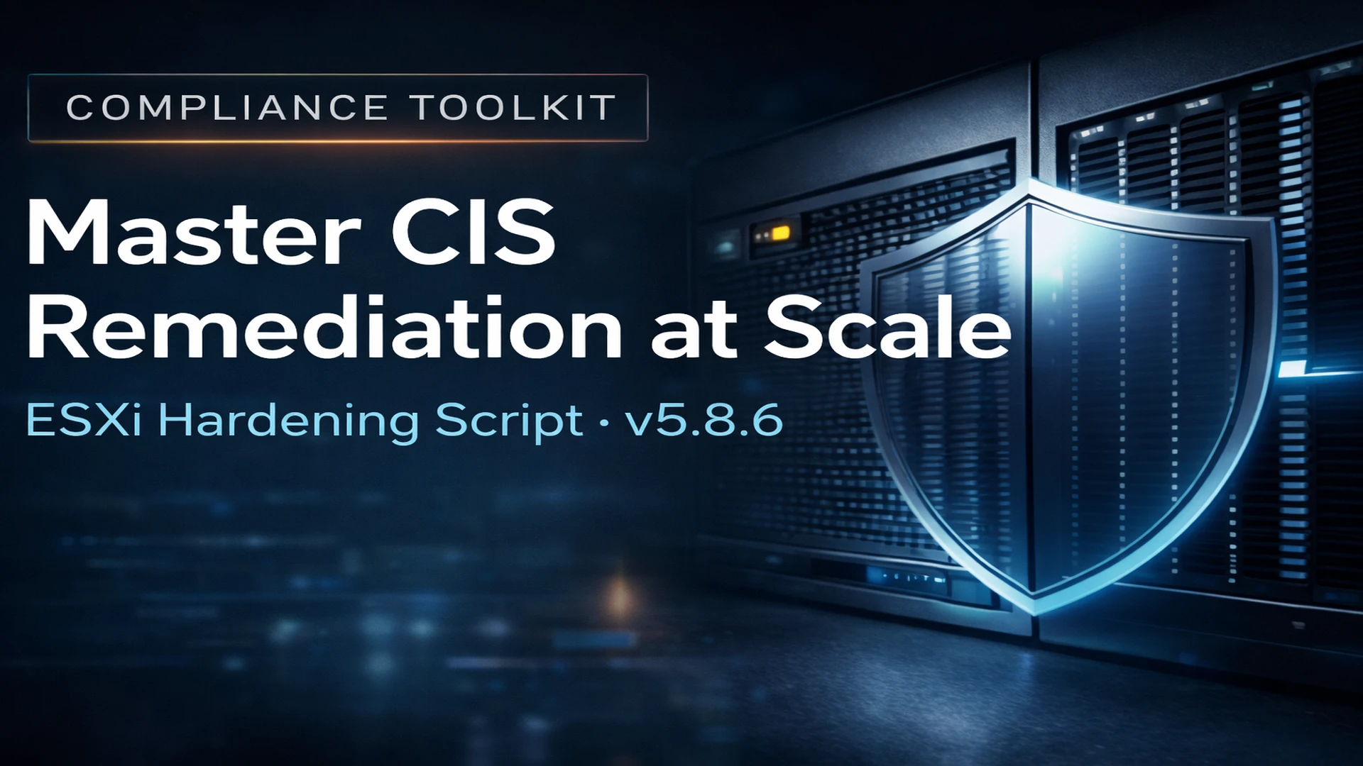 Mastering CIS Remediation at Scale: Inside My ESXi Hardening Script